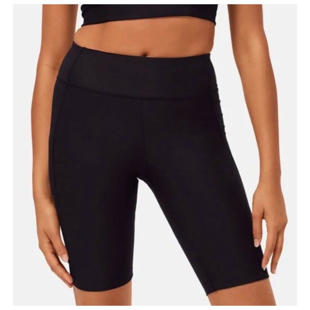 OUTDOOR VOICES Warmup 10" Biker Black Shorts